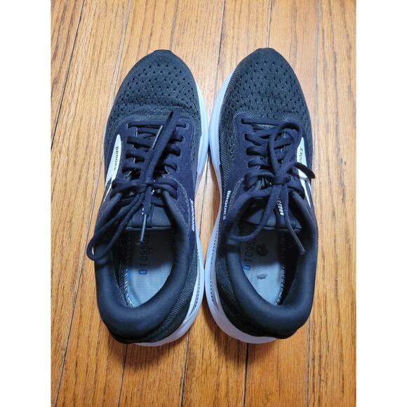 Brooks Womens Adrenaline GTS 24 Black Running Shoes Sneakers 8.5 D - Picture 3 of 12